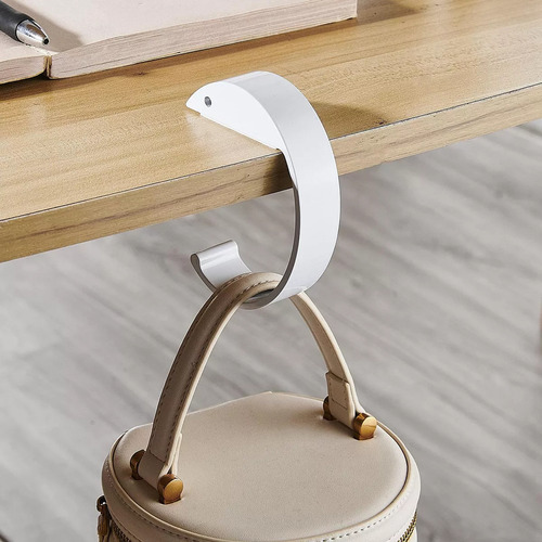 Gancho Para Coar Bolsos, Gancho Para Mesa, Blanco