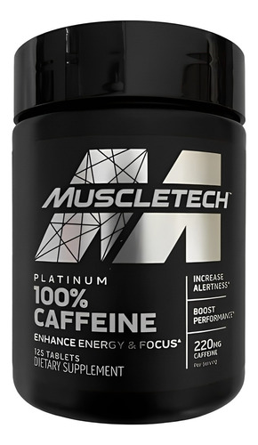 Cafeina Muscletech 220mg 125tab