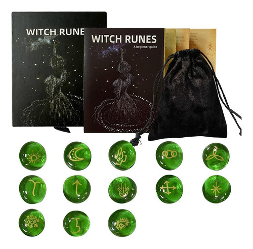Conjunto De Pedras De Runas De 13 Unidades Para Iniciantes,