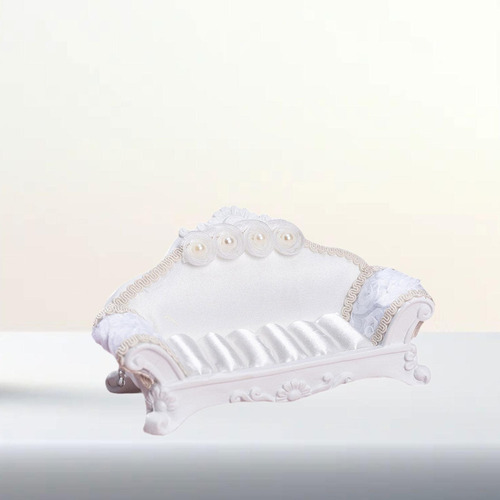 1:12 Casa De Muñecas Sofá De Lujo Miniatura Respaldo