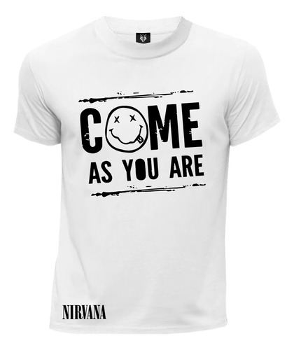 Camiseta Rock Grunge Come As You Are Nirvana