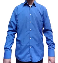 Comprar Camisa Social Masculino Manga Longa Empório Colombo Azul Tm1