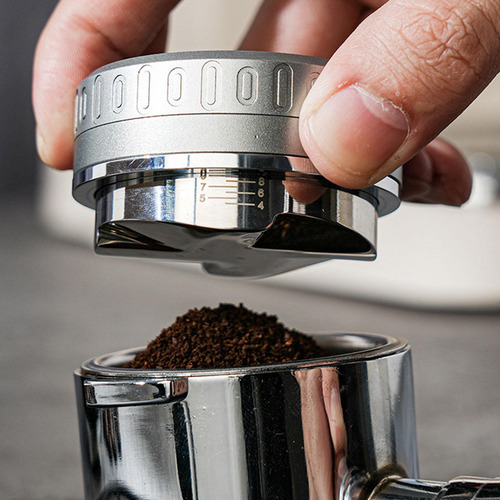 Pisón De Café Manual 51 Mm Para Cocina, Gris