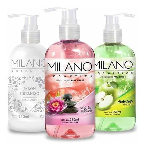 Jabón Líquido Para Manos Milano Cosmetics
