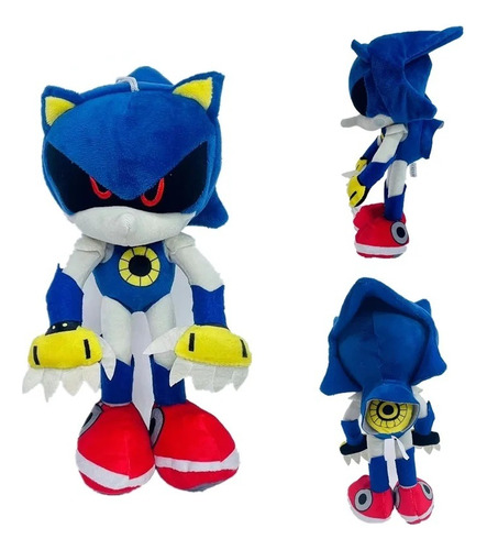 Peluche Metal Sonic 28 Cm The Hedgehog Metonic Juguetes Sega