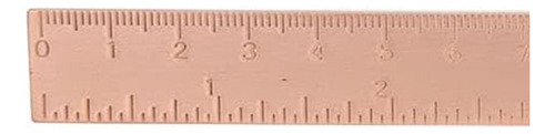 Regla De Cobre, Regla Recta Con Dos Escalas De 1,5mm De