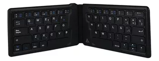 Teclado Multi-device / Dispositivo Bluetooth K-wallet Mk211 Color del teclado Negro Idioma Español Latinoamérica