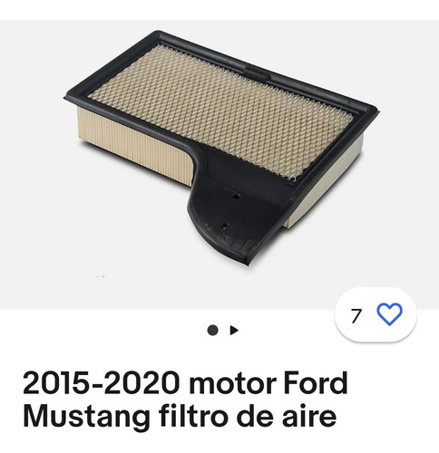 Filtro De Aire Mustang