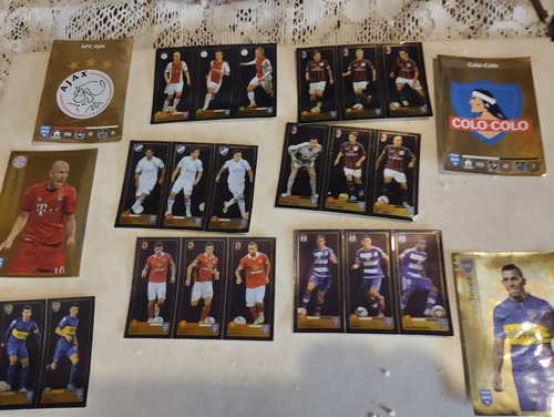 Lote De 11 Figuritas Brillantes Fifa 365 2016