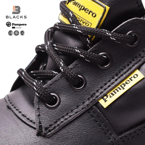 Imagen 4 de 7 de Zapatos De Seguridad Pampero C/ Puntera De Acero Art.609