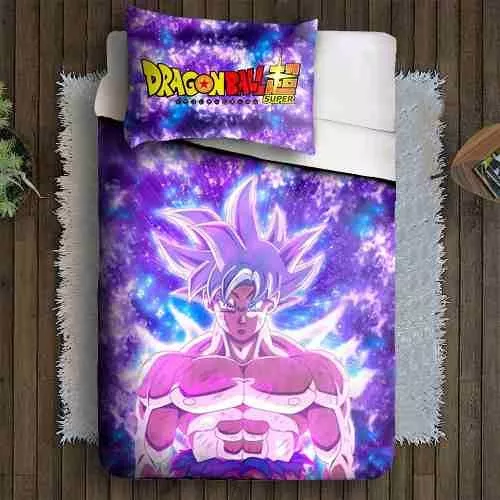 Jogo de Cama Solteiro - Dragon Ball Goku Super Sayajin