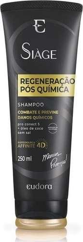 Shampoo Siàge Expert Regeneração Pós Química 250ml - Eudora