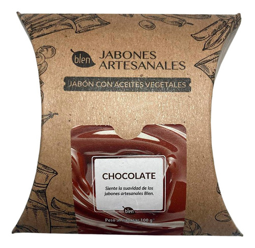 Jabon Artesanal De Chocolate Blen