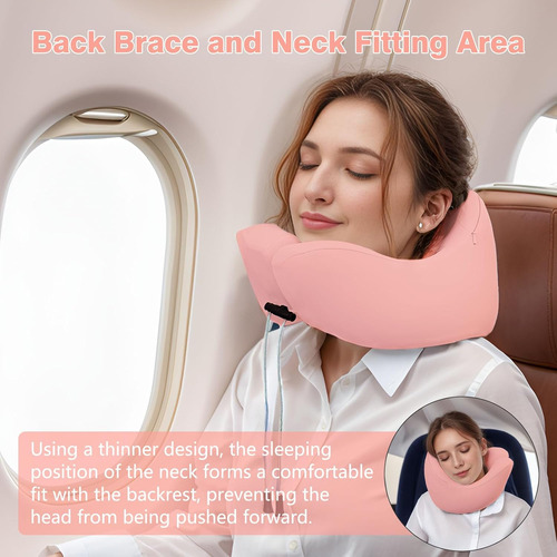 Almohada Para El Cuello De Avión, Almohada De Viaje De Espum