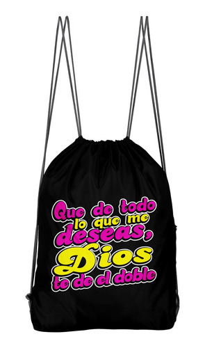 Bolso Deportivo Dios Te De El Doble (d0902 Boleto.store)