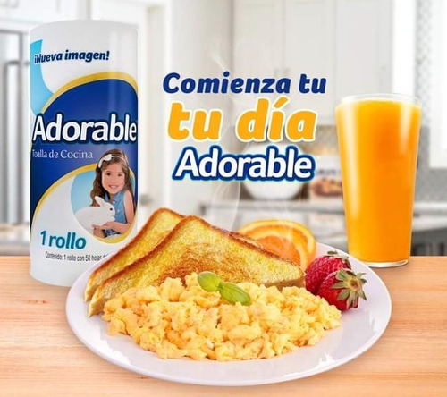 Imagen 2 de 7 de Toalla De Cocina Adorables 50 Hd