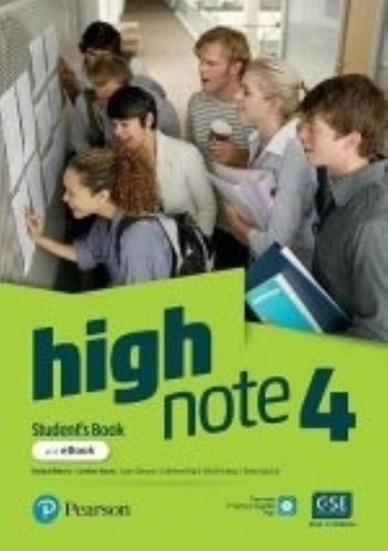 High Note 4 - Student's Book + Ebook + Extra Digital Activities + App, De Roberts, Rachael. Editorial Pearson, Tapa Blanda En Inglés Internacional