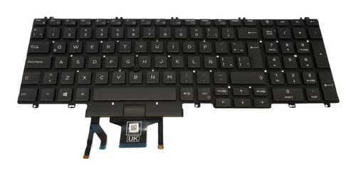 Imagen 1 de 3 de Teclado Dell Latidude 5500 0xyr3t Español R.iluminado Outlet