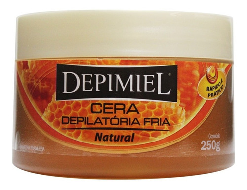 Cera Depilatória Depimiel Natural Fria 250g