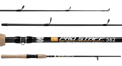 Imagem 3 de 7 de Vara Para Molinete De Carbono Pro Staff S602 1,80m 10-20lbs