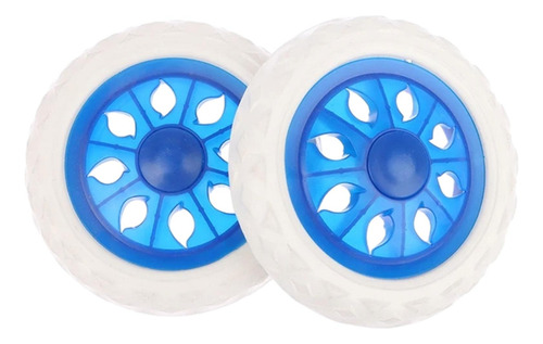 Ruedas Plegables Para Carrito De Compras, Ruedas Para Azul