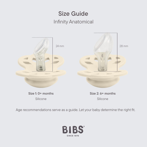 Paciente Anatómico De Bibs Infinity 2-pack, Sin Succión De S