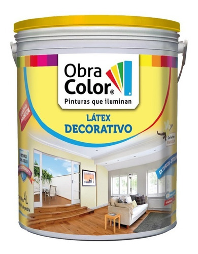 Pintura Látex Interior Exterior Decorativo X4 Lt M.envios