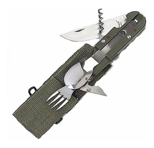 Fury European Forces Mess Utensils, Olive Drab With Tactical