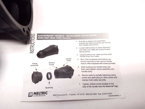 Meltric 35-2a013-d49 Santoprene Handle 784474674591 Zzz