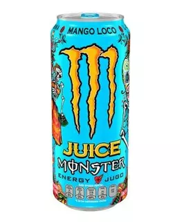Bebida Energizante Monster Mango Loco 24 Pzs De 473ml C/u