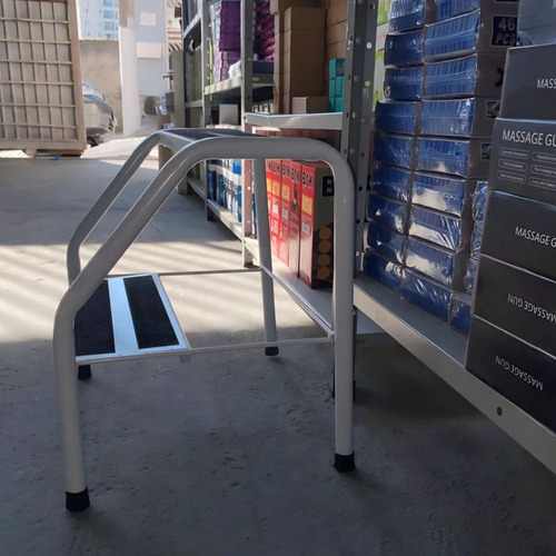 Escada Maca Escadinha 2 Degrau Aço Portátil Pequena