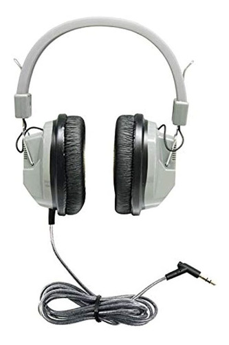 Auriculares Hamiltonbuhl Schoolmate Deluxe Stereo Gray Con 3.5mm Plug Color Gray/Black