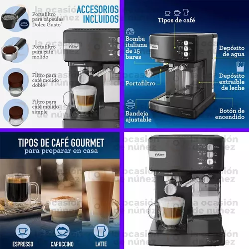 Maquina Para Espresso Automatica Primalate - Oster Varios Colores - Cemaco