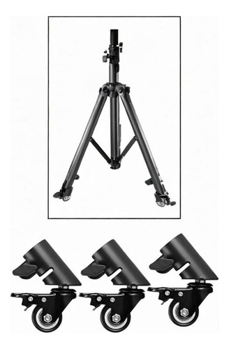 // 3 Piezas Ruedas Giratorias De Ruedas De Altavoces Kit Kit