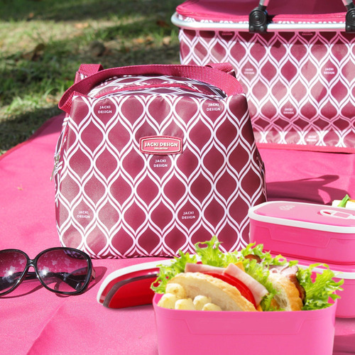 Imagem 6 de 6 de Bolsa Térmica Feminina Jacki Design Tamanho M Cor Vinho