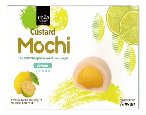 Imagen 1 de 1 de Dulce Mochi De Limón Raspberry Royal Family Asiatico