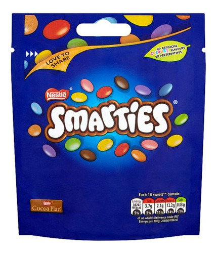 Original Smarties - Bolsa De Chocolate Importada Del Reino U