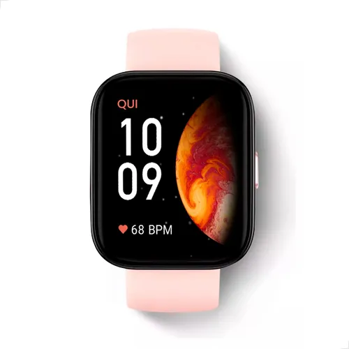 Smartwatch Amazfit Bip 5 Sport 1.91 caja pastel pink, malla rosa de  silicona y bisel de plástico