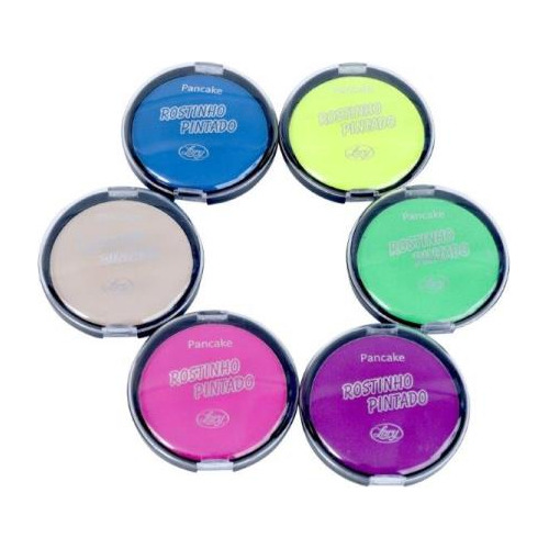 Base de maquiagem em pó Rostinho Pintado Pancake em pó Pancake vendido por Loja de Artigos Kidversão - 0mL 10g