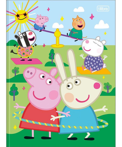 Caderno Brochurao Capa Dura Peppa Pig 80fls Pct.c/05