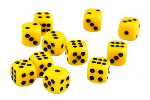 4 Paquete De 3-4 Juegos De Dados De Punto De Seis 4 Piezas