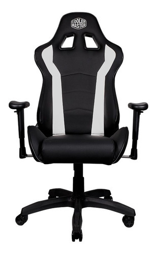 Silla Gamer Cooler Master Gaming Caliber R1 Black/white Color Blanco/negro Material Del Tapizado Cuero Sintético