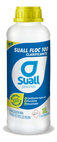 Clarificante Floculante Decantador Suall Floc Piscinas 1l