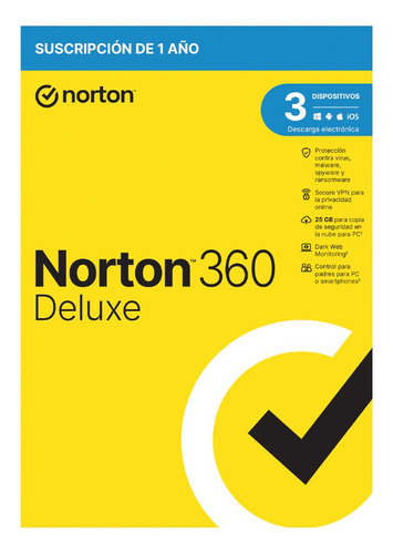 Norton 360 Deluxe - 3 Dispositivos