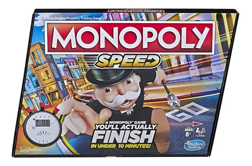 Juego De Mesa Monopoly Speed Hasbro Gaming