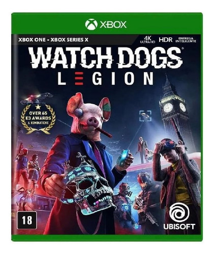 Jogo Midia Fisica Watch Dogs Legion Ubisoft Para Xbox One