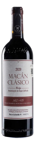 Pack De 12 Vino Tinto Macan Clasico 750ml España