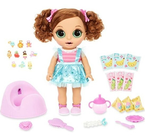 Muñeca Baby Born Magic Potty 30 Sorpresas Ojos Verdes