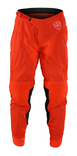 Imagen 3 de 3 de Pantalon Motocross Troy Lee Se Air Solo Naranja