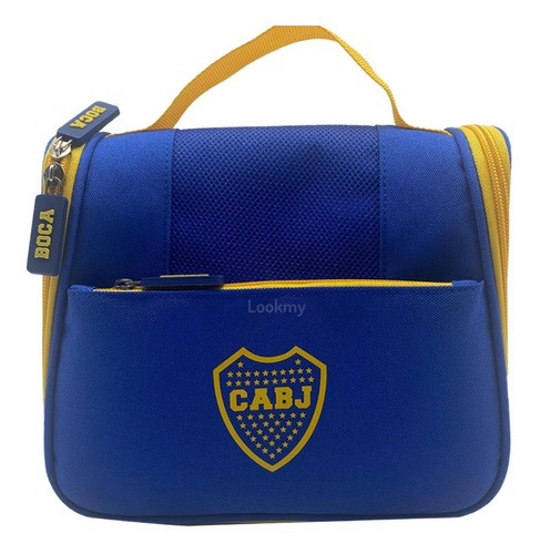 Neceser Boca Juniors Bolso Organizador Porta Cosméticos 